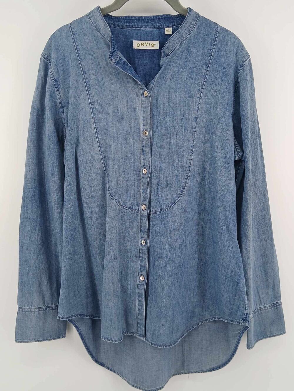 Orvis Cotton chambray button-down shirt (M)